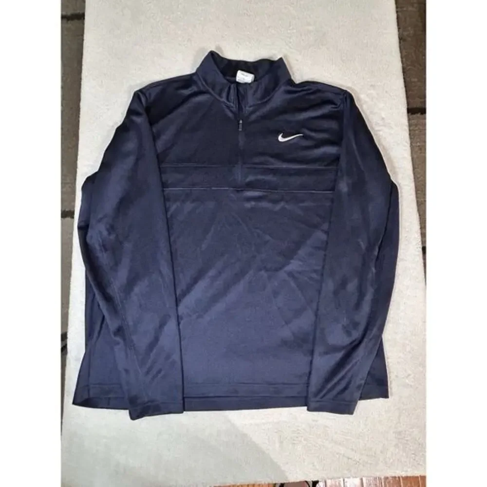 Nike Dri-Fit Essential Tech 1/4 Zip‎ Tri Cot Lightweight Jackets Men's Sz L Two